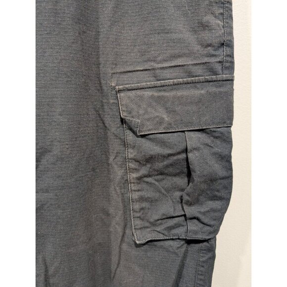 Nike SB Kearny Cargo Pants Men's Sz 38 Black Skate Ripstop Straight Leg - Picture 6 of 16